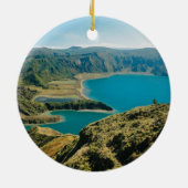 LagoaはFogo、アゾレスをします セラミックオーナメント (裏面)