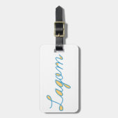 Lagom Sweden ラゲッジタグ (正面縦)