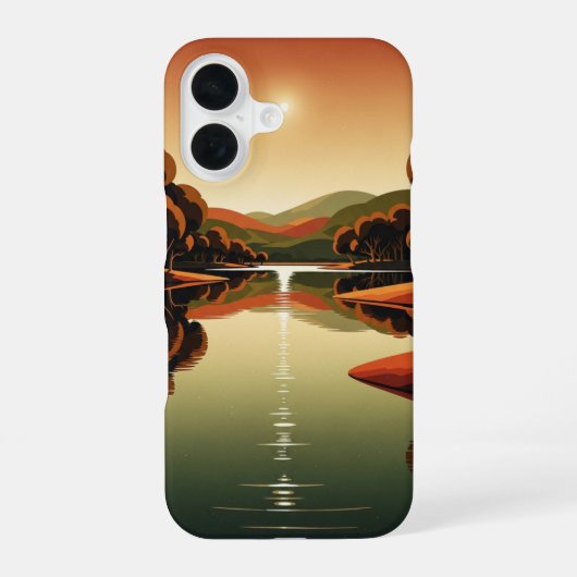 Lagon Chaud Vintage iPhone 16ケース (裏面)