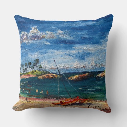 Lagoon 1, Aloha Morning Hawaii pillow クッション (正面)