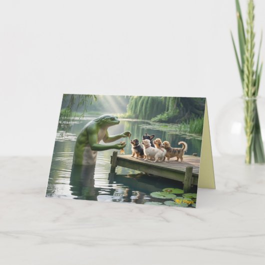 Lagoon Creature Walkin' the Dog Card シーズンカード (裏面)