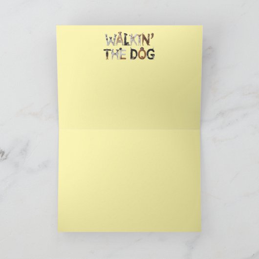 Lagoon Creature Walkin' the Dog Card シーズンカード (内部)