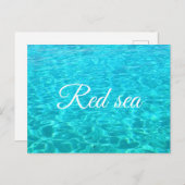 Lagoon of Red sea ポストカード (正面/裏面)