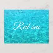 Lagoon of Red sea ポストカード (正面)