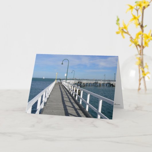 Lagoon Pier カード (黄色い花)