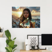 LAGOS - NIGERIA - SUPERHERO ポスター (ホームオフィス)