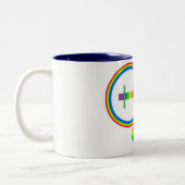 LAGOSIの001Rainbow 2femaleマグ ツートーンマグカップ (左)