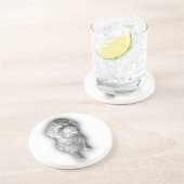 Lagotto Lines – Artisan Coaster for the Curly-Coat コースター (側面)