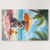 Lagotto Romagnolo Beach Scene ジグソーパズル (横)