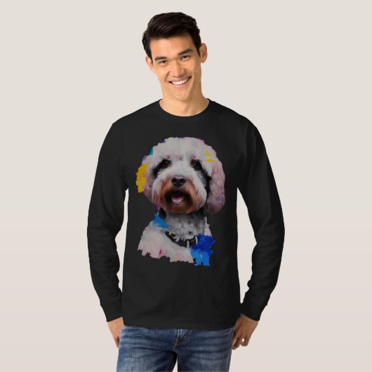 Lagotto Romagnolo Dog   Pop   Tシャツ (正面フル)
