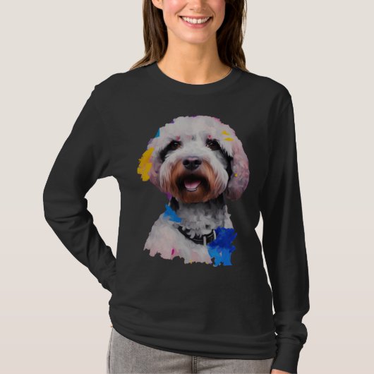 Lagotto Romagnolo Dog   Pop   Tシャツ (正面)
