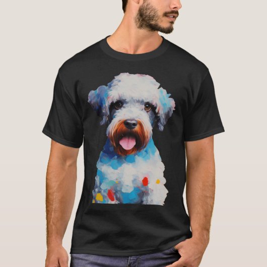 Lagotto Romagnolo Dog  Tongue out Pop Tシャツ (正面)