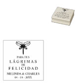 Lágrimas de Felicidad para Bodas con ラバースタンプ (押印)