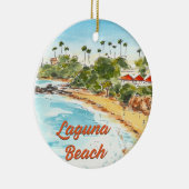 Laguna Beach California Ornament セラミックオーナメント (右)