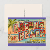 Laguna Beach FL Vintage Postcard ポストカード (正面/裏面)