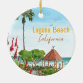 Laguna Beach Heisler Park Ornament セラミックオーナメント (裏面)
