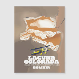 Laguna Coloradaボリビア塩湖の旅行ポスター