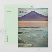 Laguna Colorada Pink Lake Uyuni Bolivia ポストカード (正面/裏面)