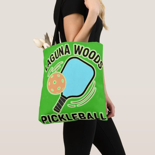 Laguna Woods Pickleball トートバッグ (クローズアップ)