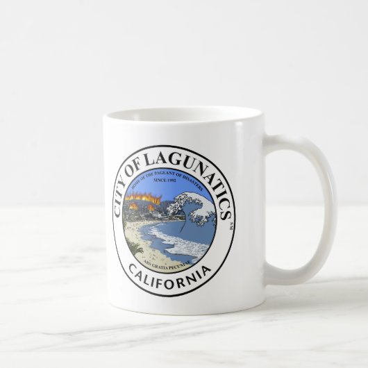 Lagunaticsの間抜けなシール コーヒーマグカップ (右)