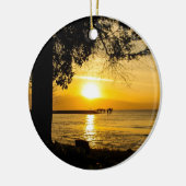 Lahainaの日没 セラミックオーナメント (左)