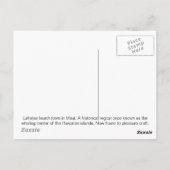 Lahainaマウイの景色の郵便はがき ポストカード (裏面)