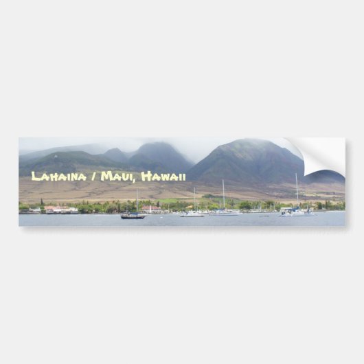 Lahaina バンパーステッカー (正面)