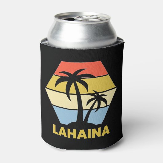 LAHAINA Tシャツ 缶クーラー (缶正面)