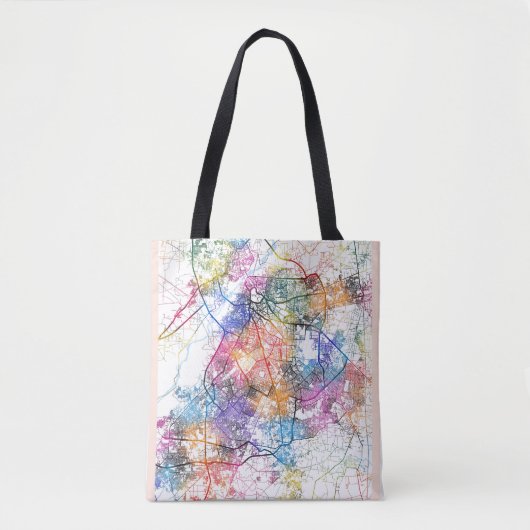 Lahore Pakistan City Map トートバッグ (正面)