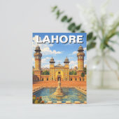 Lahore Pakistan Travel ポストカード (スタンド正面)