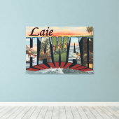 Laie, HawaiiLarge Letter ScenesLaie, HI キャンバスプリント (インサイチュ (ウッドフロア))