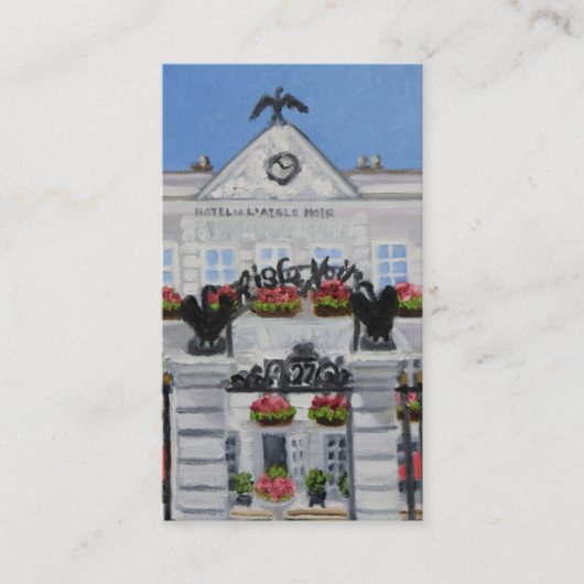 "L'Aigle Noirホテル名刺" 名刺 (正面)