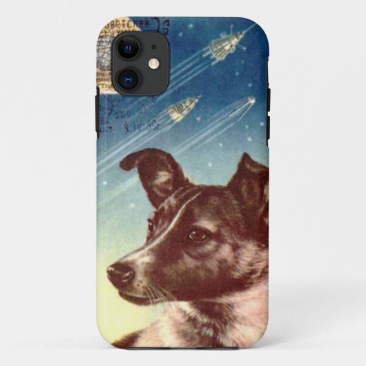 Laikaロシアのな宇宙犬のiphone 5 Case-Mate iPhoneケース (裏面)