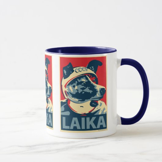 Laika宇宙犬- Laika: OHPのマグ マグカップ (右)