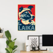 Laika宇宙犬 – Laika: OHP Poster ポスター (ホームオフィス)