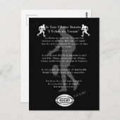 L'ailier du rugby  ポストカード (正面/裏面)