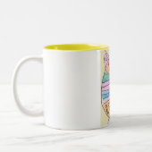 Laineysの猫クッキー ツートーンマグカップ (左)