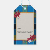 Laing Scottish Clan Tartan & Crest ギフトタグ (裏面)