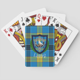 Laing Scottish Clan Tartan & Crest トランプ