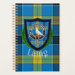 Laing Scottish Clan Tartan & Crest プランナー手帳