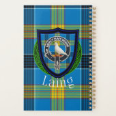 Laing Scottish Clan Tartan & Crest プランナー手帳 (裏面)