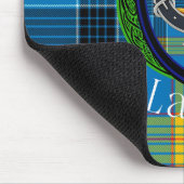 Laing Scottish Clan Tartan & Crest マウスパッド (コーナー)