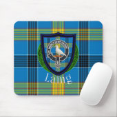 Laing Scottish Clan Tartan & Crest マウスパッド (マウス)