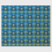 Laing Scottish Clan Tartan & Crest ラッピングペーパー (フラット)