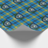 Laing Scottish Clan Tartan & Crest ラッピングペーパー (角)