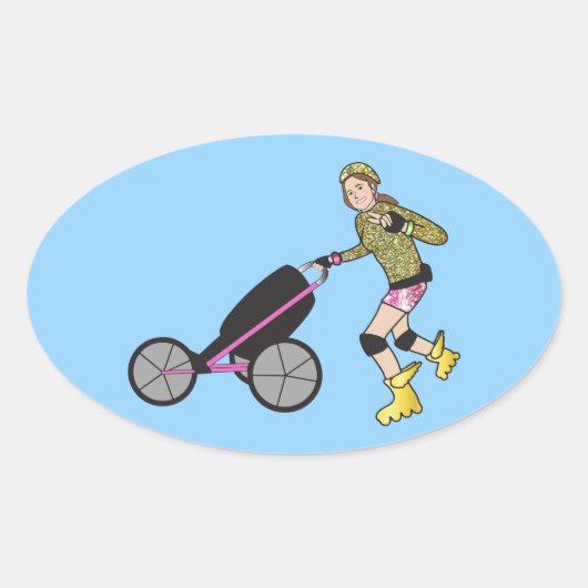 Lainie Ovalスタンプ 楕円形シール (正面)