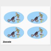 Lainie Ovalスタンプ 楕円形シール (シート)