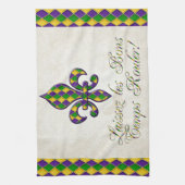 Laissezのlesの糖菓の臨時雇用者のRoulerの謝肉祭のフルーアd1 キッチンタオル (縦)