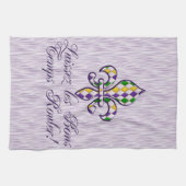 Laissezのlesの糖菓の臨時雇用者のRoulerの謝肉祭のフルーアd2 キッチンタオル (横)