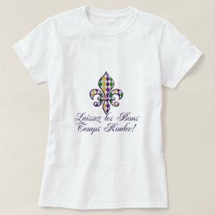Laissezのlesの糖菓の臨時雇用者のRoulerの謝肉祭のフルーアd2 Tシャツ